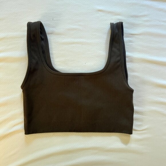 SET Active Sculptflex Box Cut Bra in Espresso Brown - Picture 2 of 5